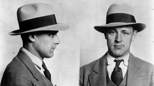 Mug shots of criminal Martin Durkin, who killed FBI Special Agent Edwin Shanahan on October 11, 1925.