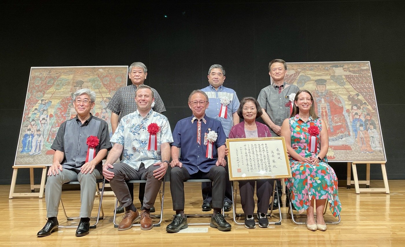Okinawa group photo at today's ceremony