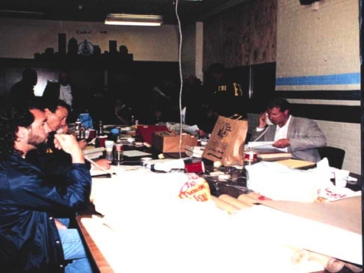 Within hours of the bombing, the FBI established a command center a few blocks from the Murrah building to coordinate recovery and investigative efforts and to integrate the local, state, and federal agencies that were assisting. “The first day or so, it really was chaotic,” said Bob Ricks, then special agent in charge of the FBI’s Oklahoma City Division. “What you are trying to do is bring some sense of order to the chaos.”