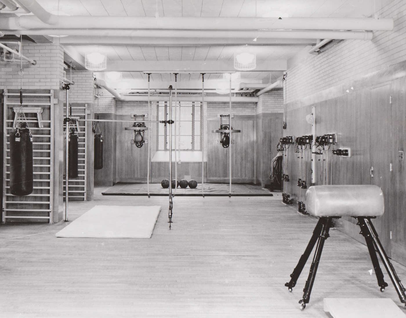 Old Photo of FBI Fitness Facilities
