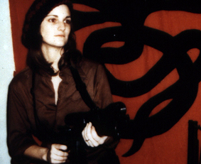 Patty Hearst Holding a Weapon