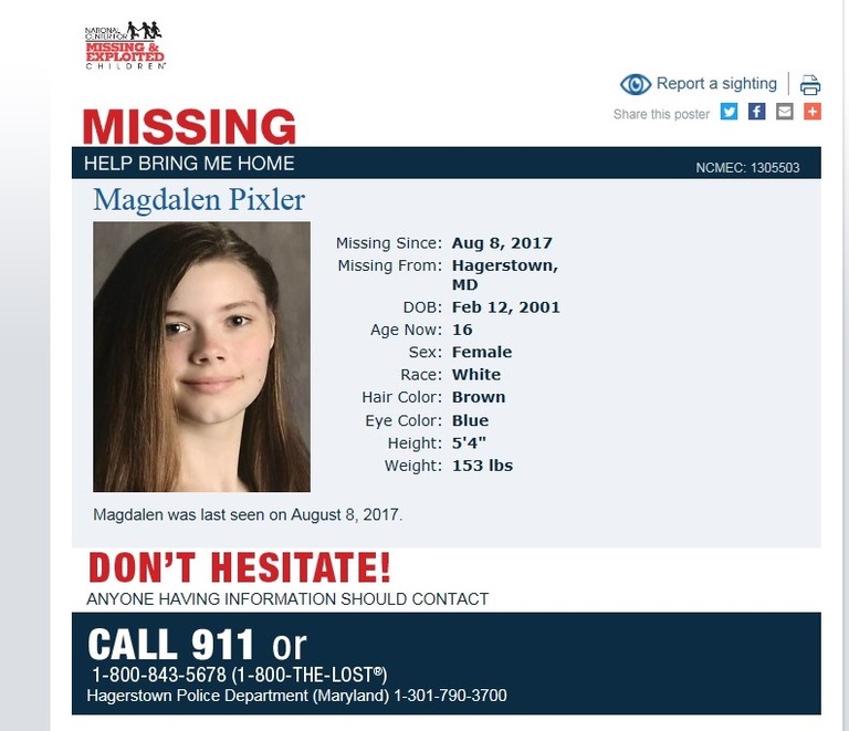 Missing Portland Child