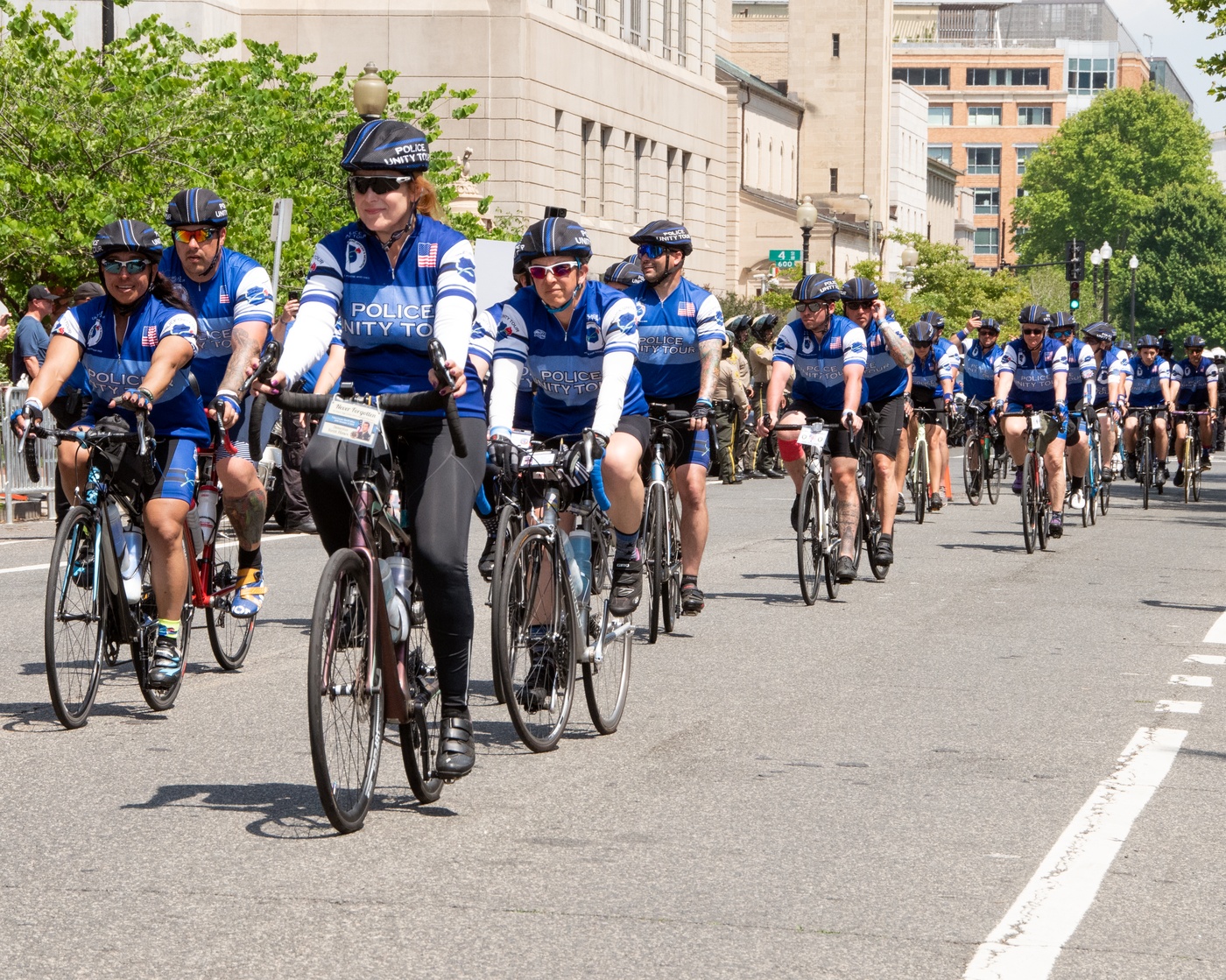 Photo of bicyclists in D.C. participating in 2023 Policy Unity Tour