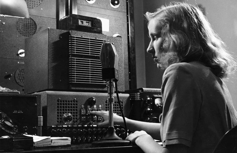 Radio Operator During World War II