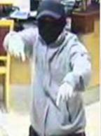 The El Chapparito Bandit is believed to be responsible for robbing 15 banks from November 2013 to September 13, 2014. Here, he is shown robbing the Wells Fargo Bank, 1220 Cleveland Avenue, San Diego, California, on January 23, 2014.