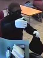 The El Chapparito Bandit is believed to be responsible for robbing 15 banks from November 2013 to September 13, 2014. Here, he is shown robbing the Wells Fargo Bank, 970 Otay Lakes Road, Chula Vista, California, on July 31, 2014.