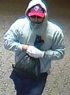 The El Chapparito Bandit is believed to be responsible for robbing 15 banks from November 2013 to September 13, 2014. Here, he is shown robbing the U.S. Bank, 9400 Mira Mesa Blvd., San Diego, California, on August 30, 2014.