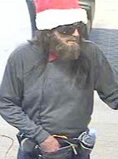 Suspect who robbed the Chase Bank branch, located at 607 Loma Santa Fe, Solana Beach, California, on Tuesday, November 25, 2014.