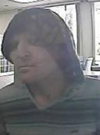 Suspect responsible for robbing the BBVA Compass Bank, located at 815 Mission Avenue, Oceanside, California, on Saturday, May 30, 2015.