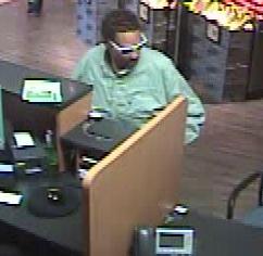 Suspect responsible for robbing the U.S. Bank located inside the Vons grocery store at 3645 Midway Drive in San Diego, California, on Tuesday, September 8, 2015.