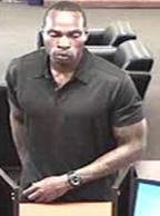 Suspect believed to be responsible for six bank robberies in San Francisco and a bank robbery in Antioch from March 30, 2015 to May 14, 2015.