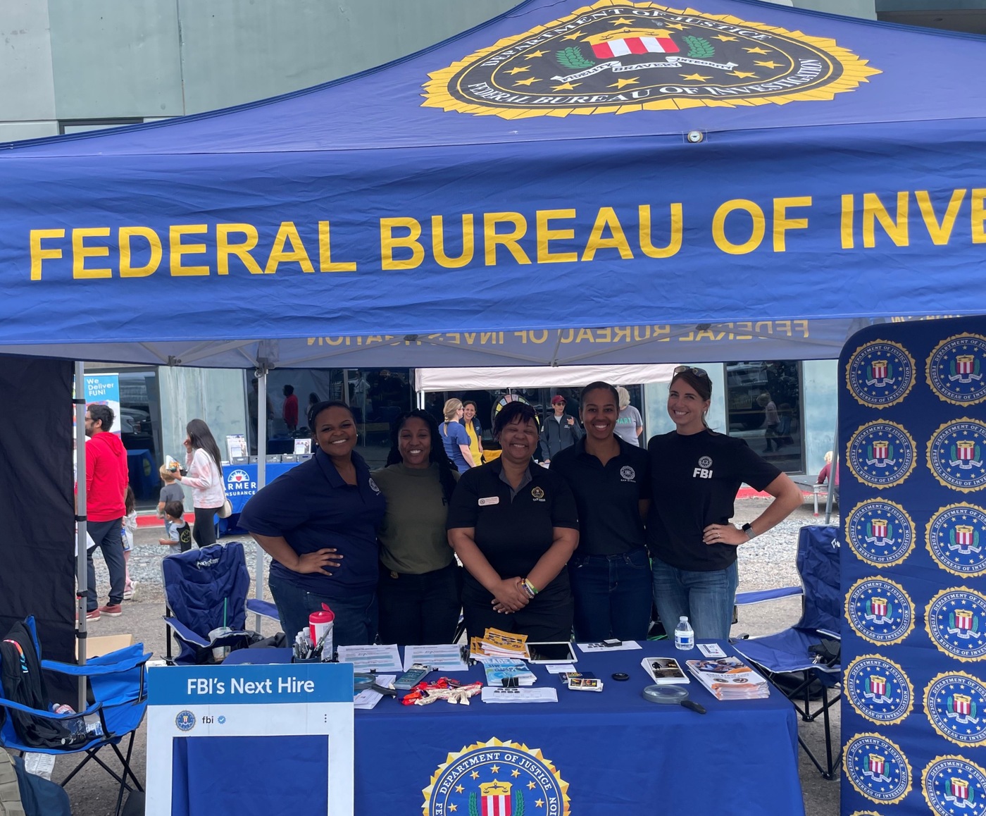 FBI employees support Family Safety Day event in San Diego.
