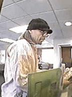 Suspect believed to have robbed at least five different banks within one month, most recently on July 30, 2014 at a Lynnwood, Washington Wells Fargo bank.