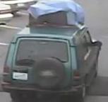 Vehicle used by the suspect believed to have robbed at least five different banks within one month, most recently on July 30, 2014 at a Lynnwood, Washington Wells Fargo bank.