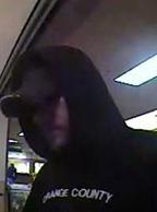 Suspect who robbed two banks in Auburn, Washington in January 2015.