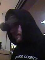 Suspect who robbed two banks in Auburn, Washington in January 2015.