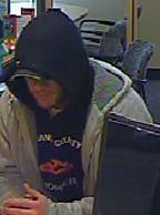 Suspect who robbed two banks in Auburn, Washington in January 2015.