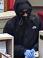 Suspect who robbed the Bank of America located on Front St. N, Issaquah, Washington on Tuesday, December 1, 2015.