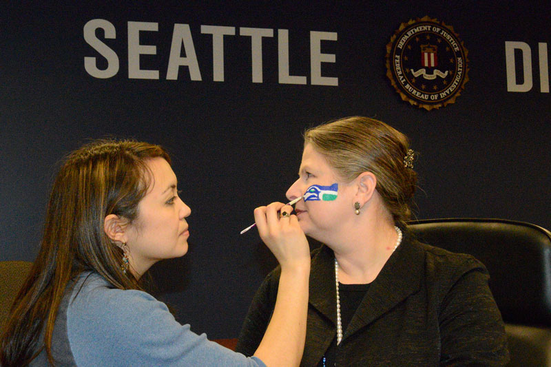 FBI Seattle Employees Support Seattle Seahawks (2 of 2)