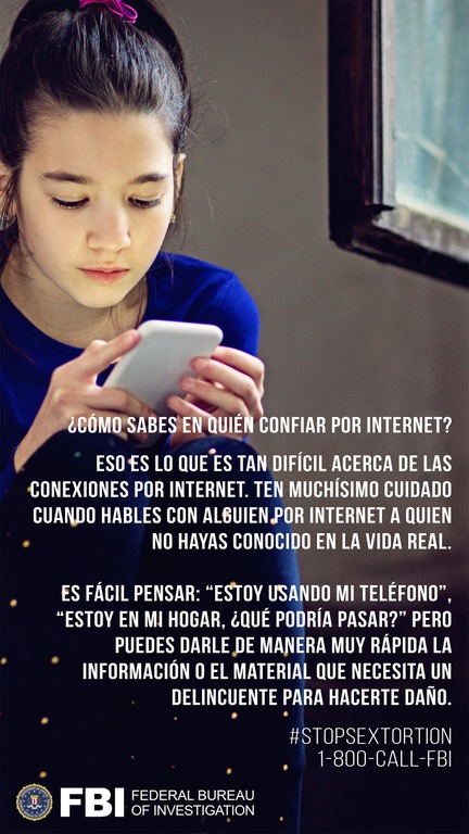Sextortion Q&A: Who Can Be Trusted Online? (Spanish) Sextortion Q&A: Who Can Be Trusted Online? (Spanish)