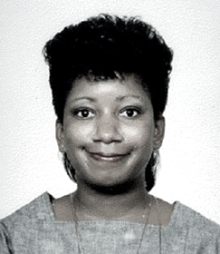 Mugshot of Sharon Marie Scranage, a CIA stenographer who was charged with providing classified information to Michael Soussoudis, her Ghanaian lover and a member of the Ghanaian intelligence service. Charged along with boyfriend in July 1985, she pleaded guilty and was sentenced to five years in prison. 