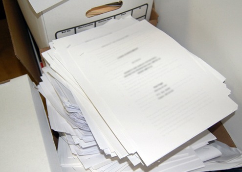 Some of the more than 2,000 phony loan agreements seized after Sigillitoas arrest that were used along with bank records to identify victims and calculate losses. Sigillito, a Missouri attorney and clergyman, was convicted in April 2012 of leading a fraud conspiracy that stole more than $52 million from its victims.