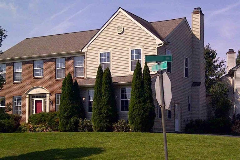 A house in Media, Pennsylvania, offered for sale fraudulently by a sovereign citizen group.