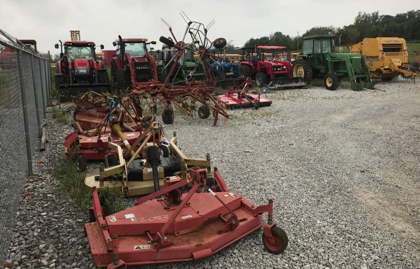 These tractors and mowers were among the assets seized from convicted fraudster Jeff Gentry that were auctioned by the U.S. Marshals Service at a public auction on August 26, 2017 in Sparta, Tennessee.