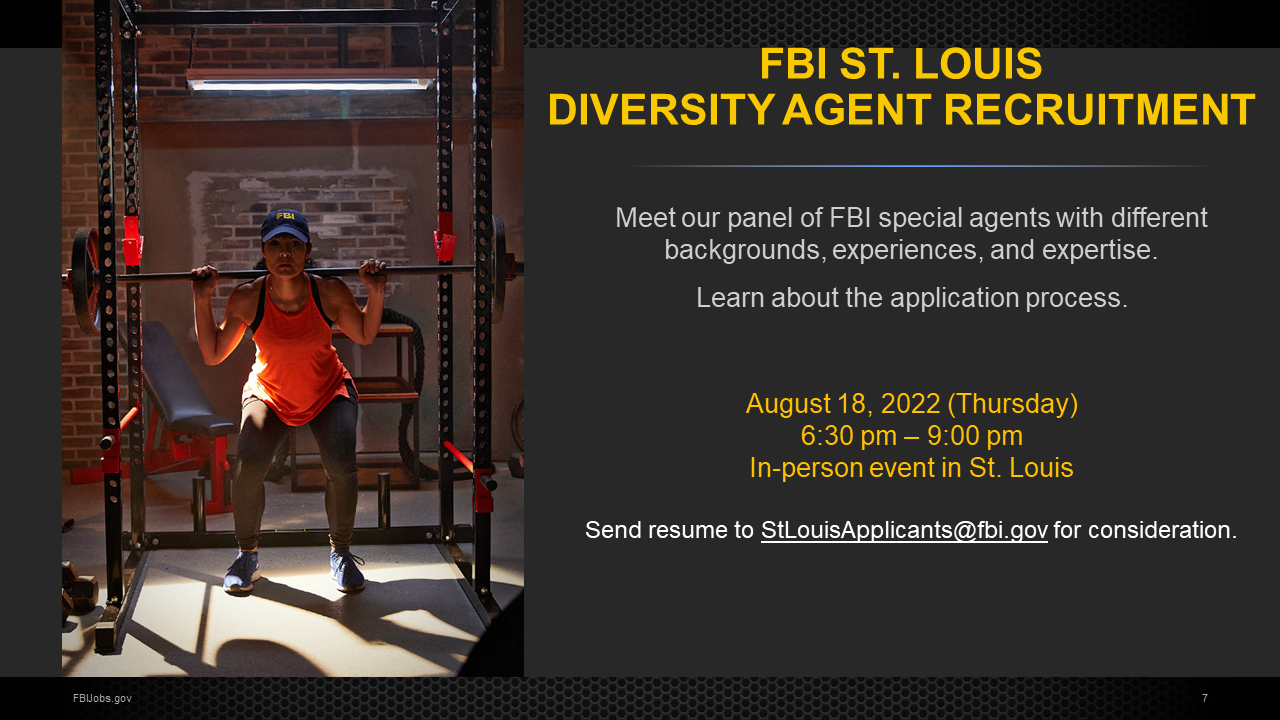 FBI St. Louis DAR Event Graphic