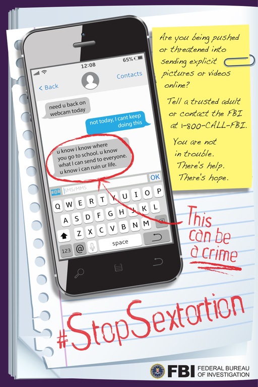 Stop Sextortion Poster (English) Stop Sextortion Poster (English)
