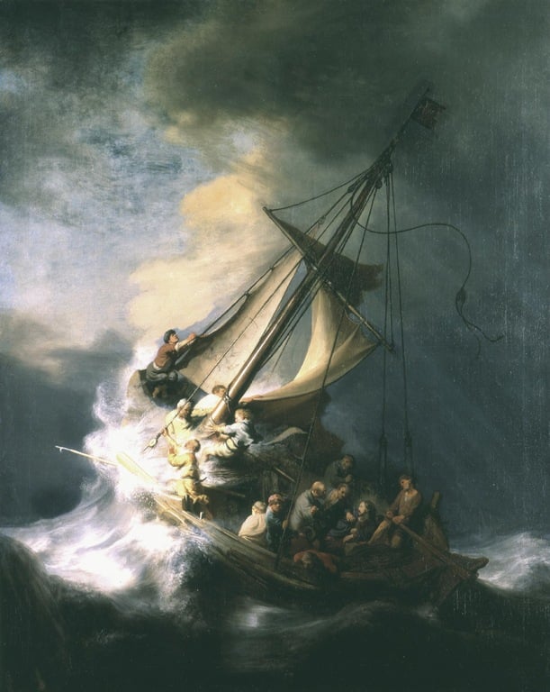 Rembrandt, The Storm on the Sea of Galilee, 1633