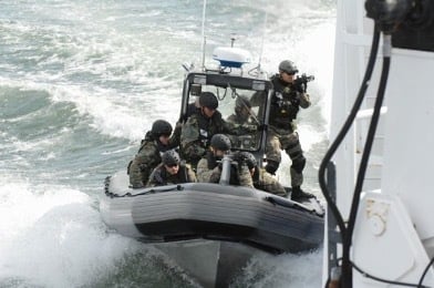 FBI SWAT maritime exercise.