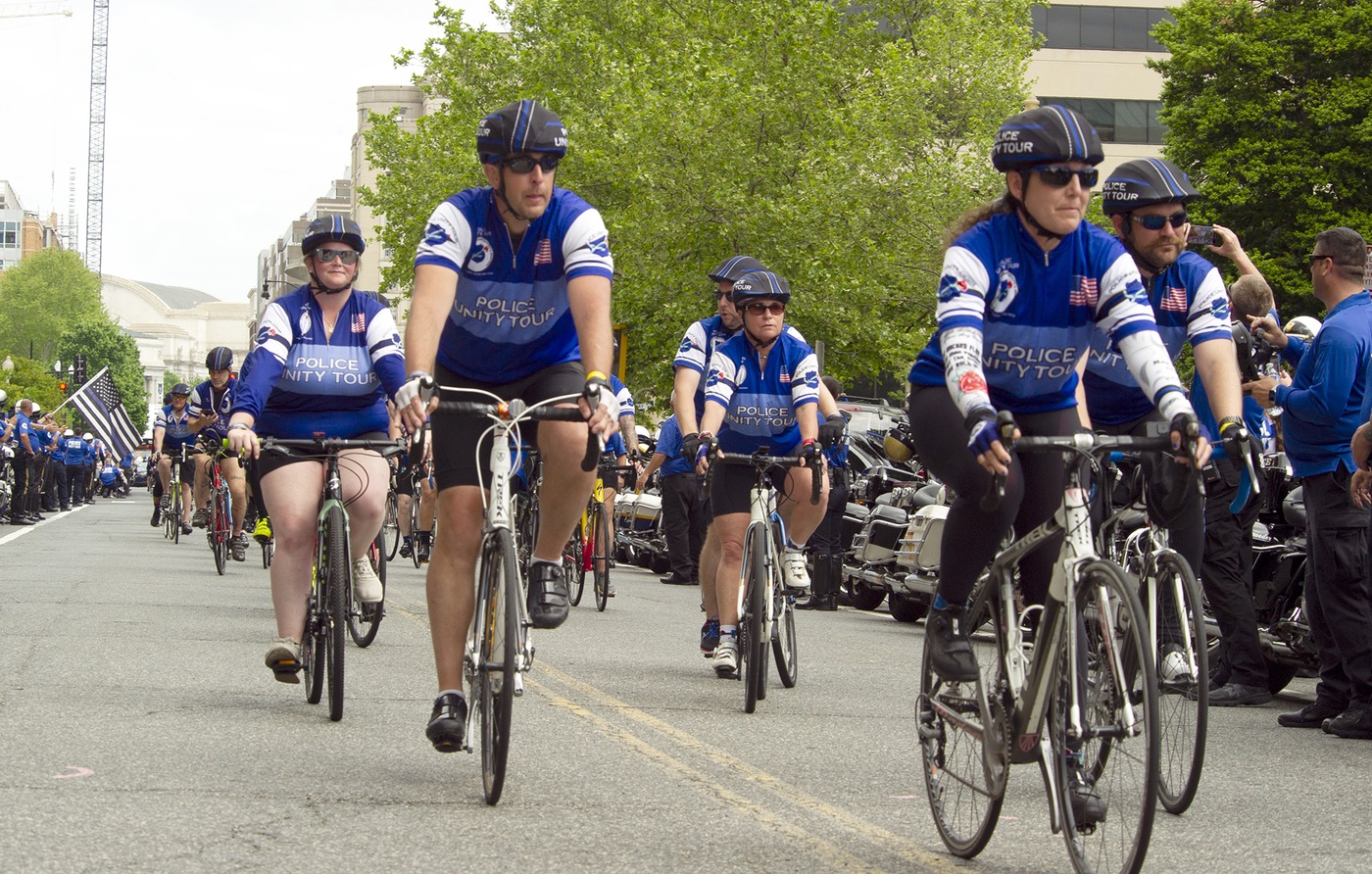 The Police Unity Tour is a four-day bicycle ride from New Jersey to Washington, D.C. that raises public awareness about law enforcement officers who have died in the line of duty.