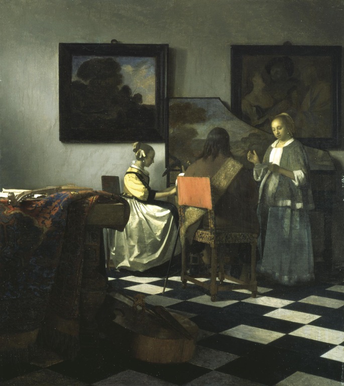 Vermeer, The Concert, 1658–1660