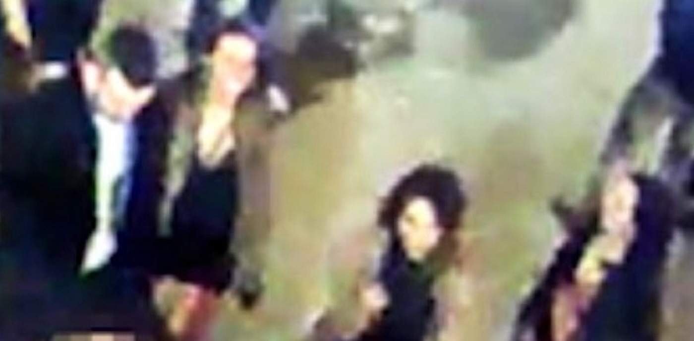 Enhanced surveillance image of four unknown individuals being sought as potential witnesses in the Jassy Correia kidnapping investigation (FBI Boston).