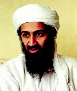 Osama (or Usama) bin Laden, former head of al Qaeda and architect of the 9/11 attacks. 