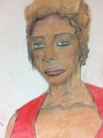 Recent drawing by serial killer Samuel Little based on memories of his murder victims. Unmatched confession; Hispanic female in her 40s; killed in 1988 or 1996 in Phoenix, Arizona; victim possibly from Phoenix.