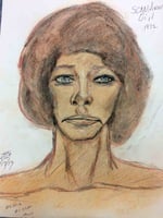 Recent drawing by serial killer Samuel Little based on memories of his murder victims. Unmatched confession; white female; killed in 1970 or 1971 in Homestead, Florida.