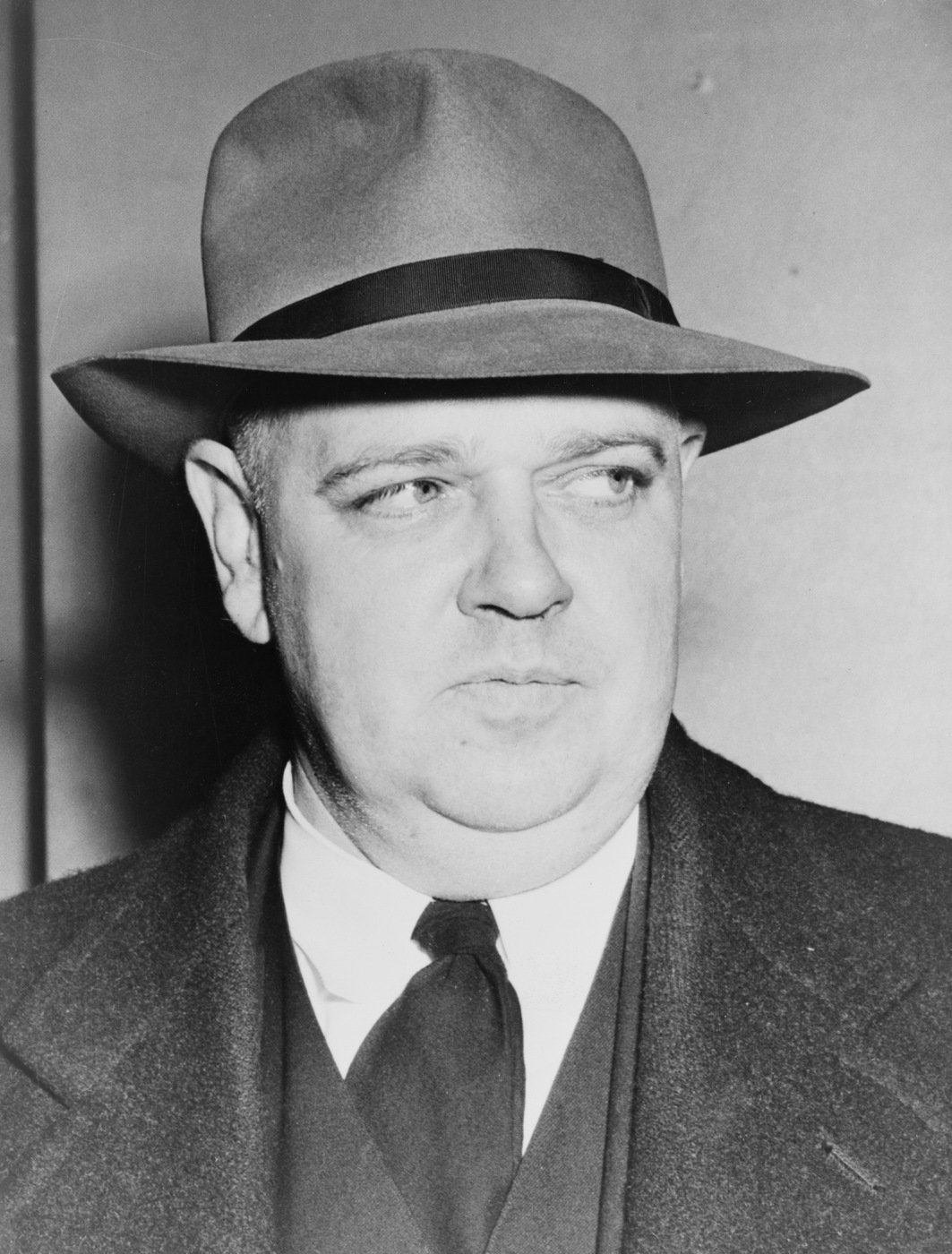 Whittaker Chambers was a Soviet spy in the U.S. during the 1930s. He renounced the Communist Party in approximately 1938 and eventually became a senior editor at Time Magazine. In 1948, Chambers provided documents to Congress that proved that his former colleague Alger Hiss was also a Soviet spy, leading to the conviction of Hiss in 1950. Library of Congress photograph, circa 1948.