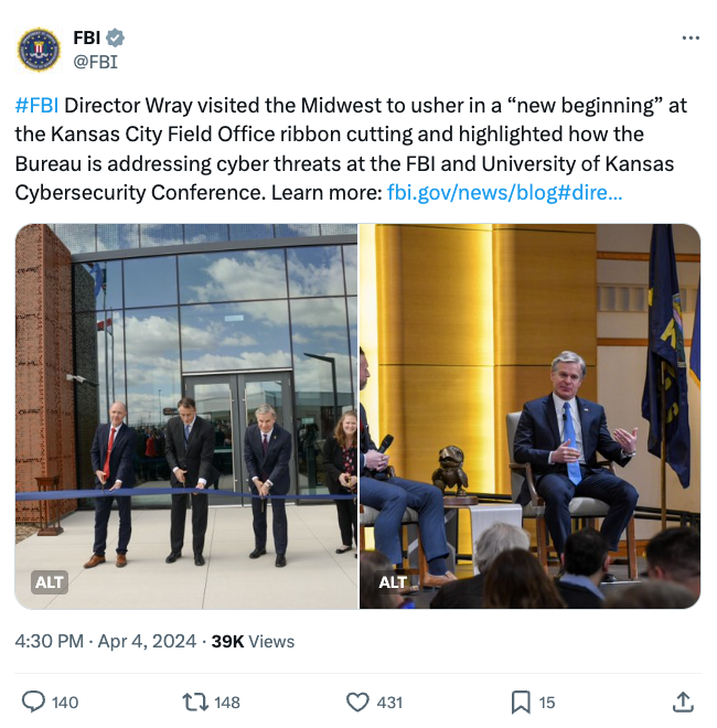 X Post on Kansas City Field Office 