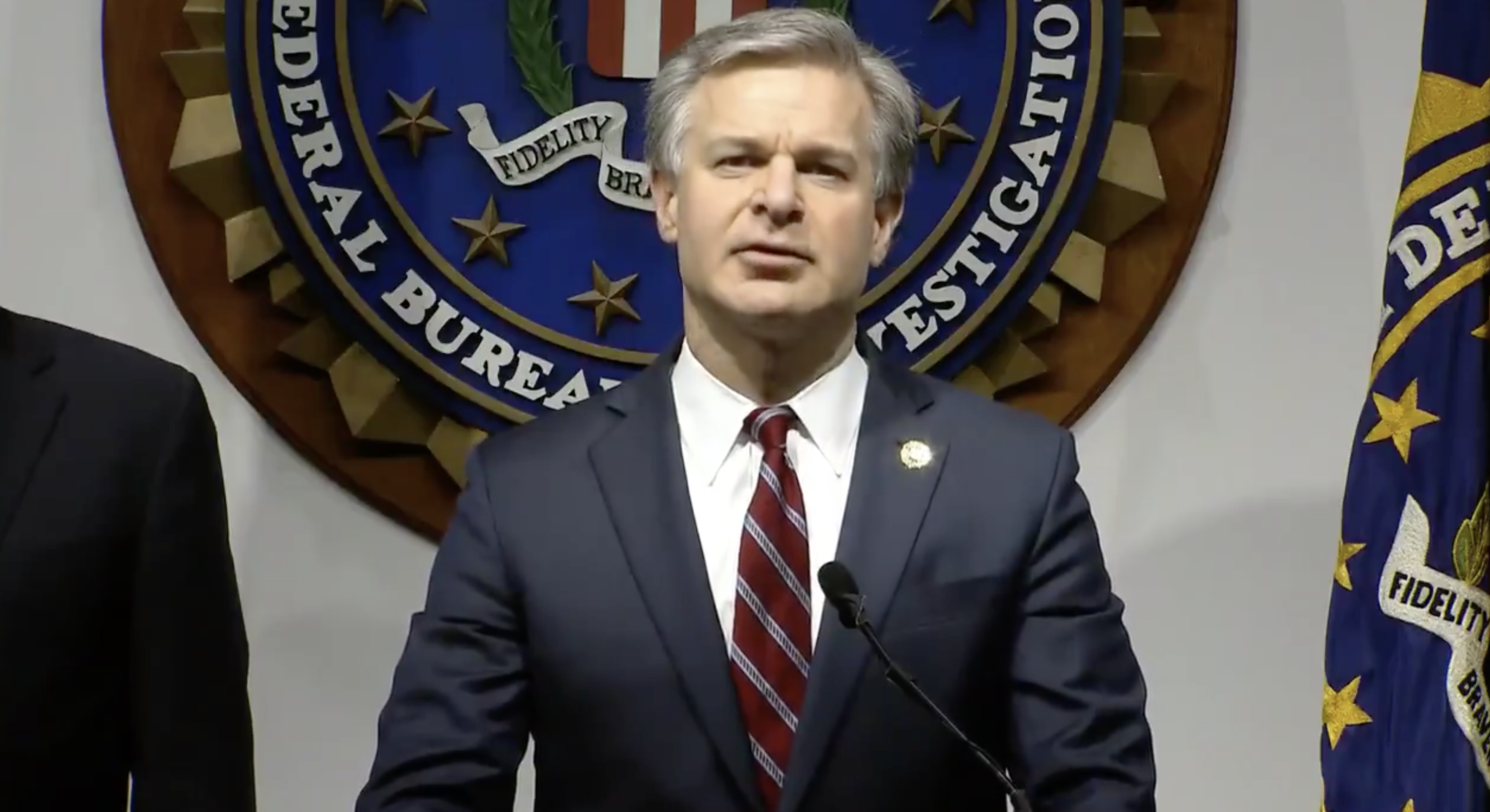 FBI Director Christopher Wray’s Remarks at Press Conference on Election Security