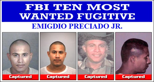  FBI Top Ten Fugitive Captured