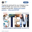 FBI Hosts Live Twitter Chat on STEM and the FBI