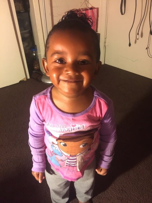 Arianna Fitts was reported missing from the San Francisco, California, area on April 5, 2016. On April 8, 2016, Arianna's mother, Nicole Fitts, was found murdered and buried in a public park in San Francisco. It is believed that Arianna was not with her mother when she was killed.