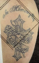 Left arm tattoo