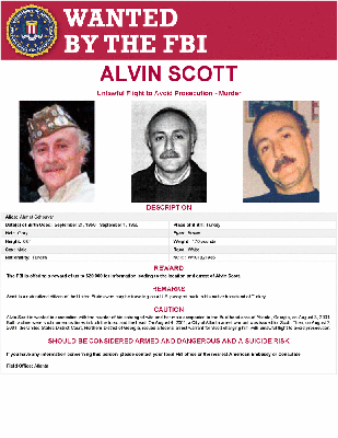 alvin scott wanted fbi poster murders