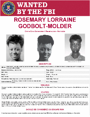 ROSEMARY LORRAINE GODBOLT MOLDER FBI 