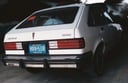 1985 Pontiac T1000, New Jersey license plates