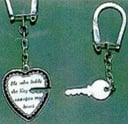 Two-piece locket keychain found on Alexander’s body