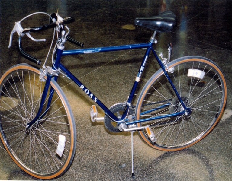 Blue "Ross" Bicycle Used by Suspect